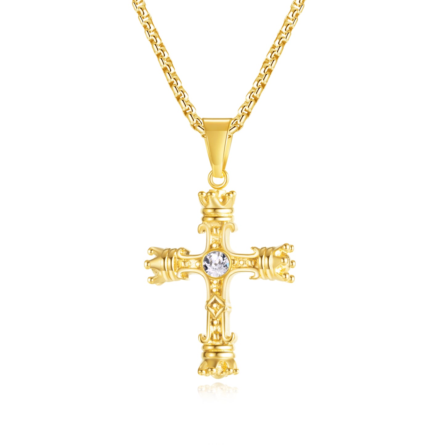 Bold Crucifix Necklace